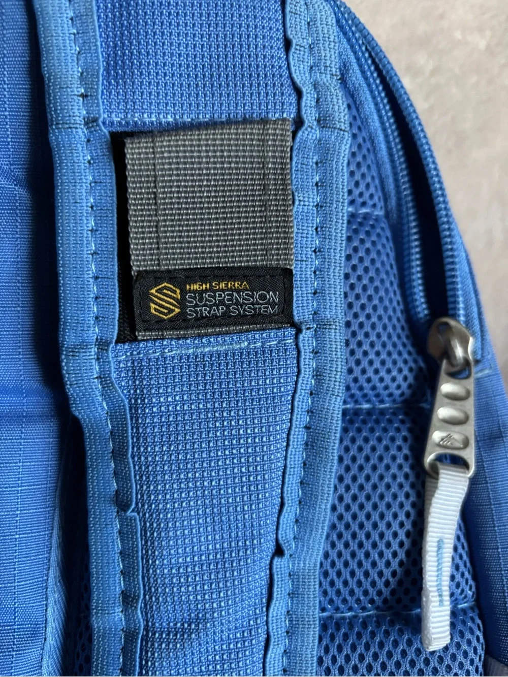 High Sierra Periwinkle Blue Backpack Many Compartments School Ready Big